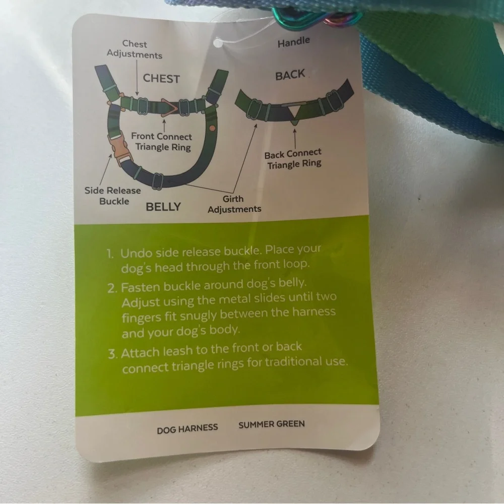 Colorful Dog Harness XL